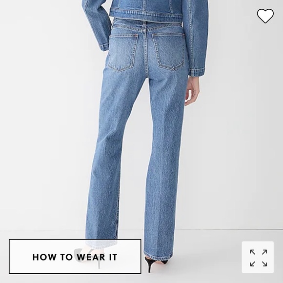 J Crew full length demi boot jean in magnolia wash - Picture 3 of 6